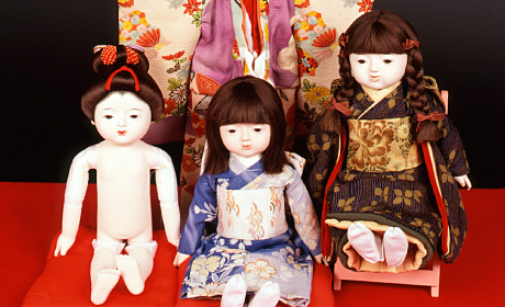 作家さん　手作り人形　日本人形上野展示会で購入しました